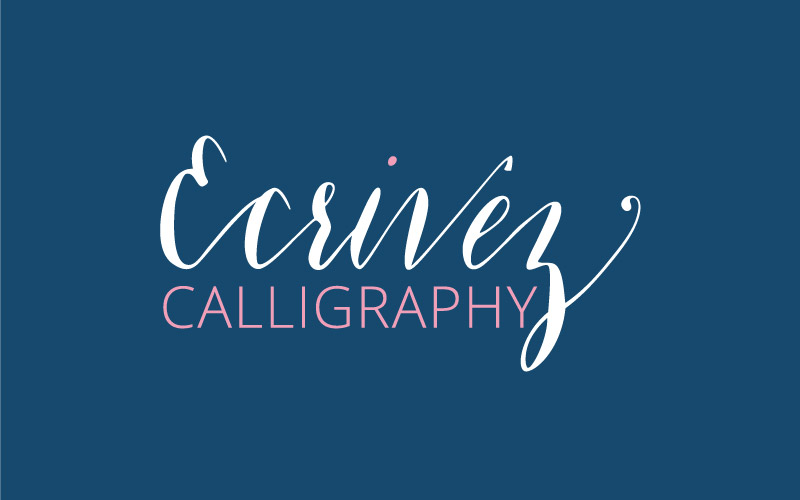Ecrivez Calligraphy Logo Design